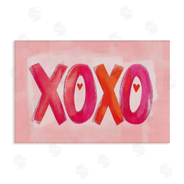 stupell industries LSR Design Studio | Pink XOXO with Hearts