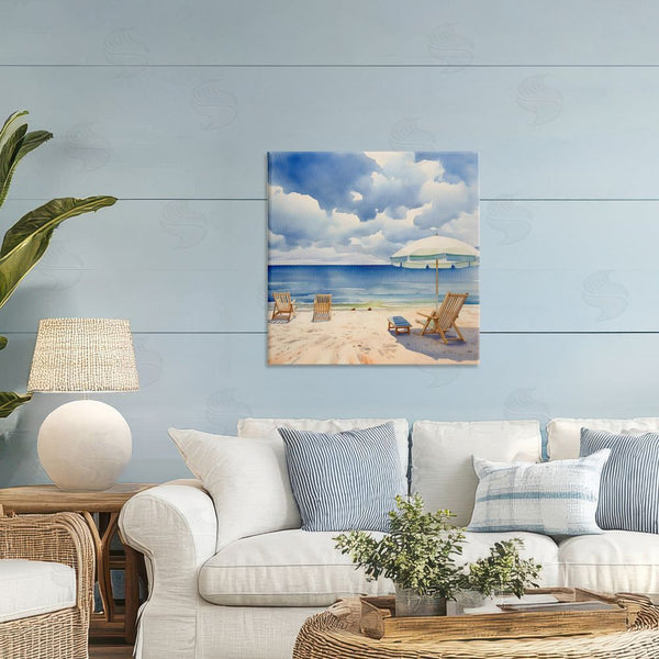 Stupell Industries LSR Design Studio | Place To Relax Beach View