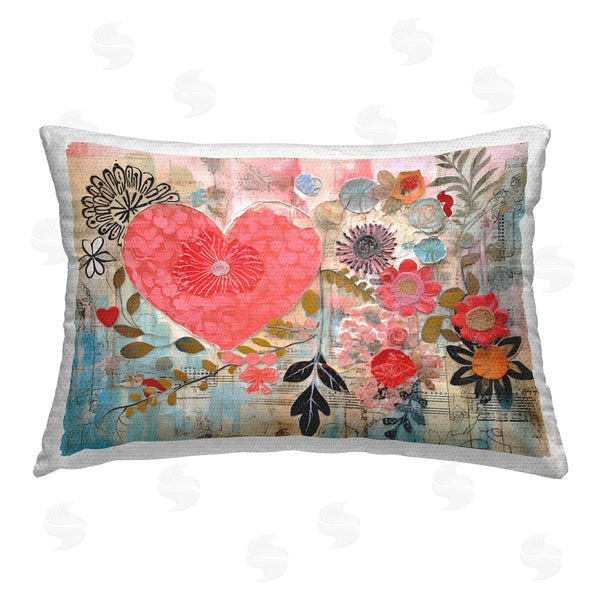 Stupell Industries LSR Design Studio | Playful Heart & Flowers