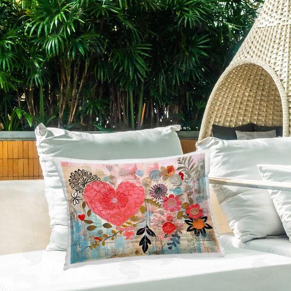 Stupell Industries LSR Design Studio | Playful Heart & Flowers
