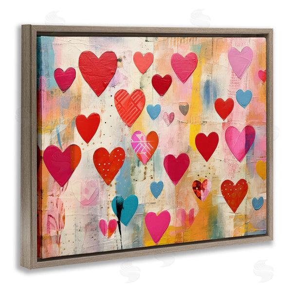 Stupell Industries LSR Design Studio | Playful Patterned Hearts Wall Art