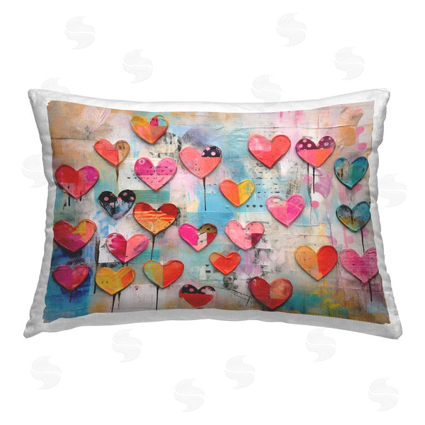 stupell industries LSR Design Studio | Playful Urban Hearts Pattern