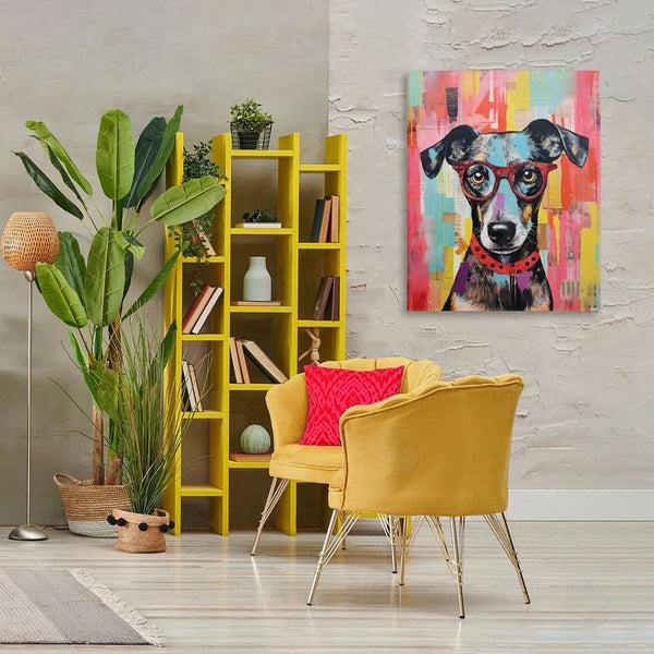 Stupell Industries LSR Design Studio | Quirky Spectacle Dog Wall Art