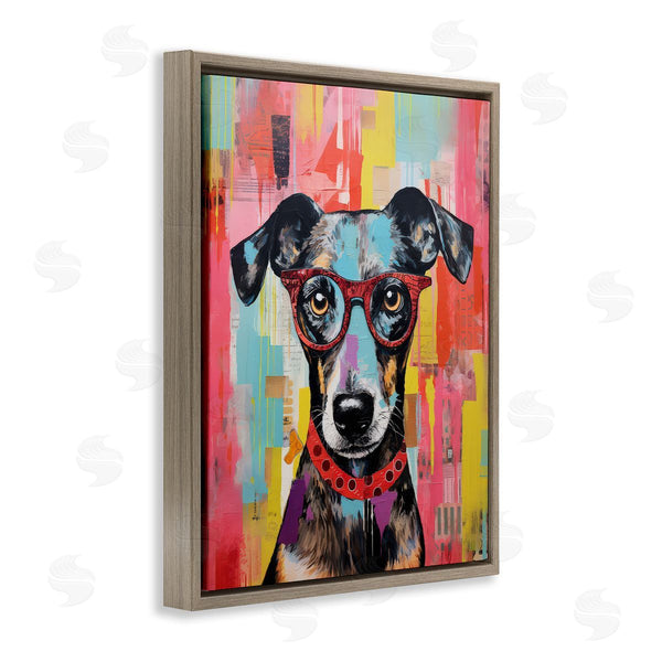 Stupell Industries LSR Design Studio | Quirky Spectacle Dog Wall Art