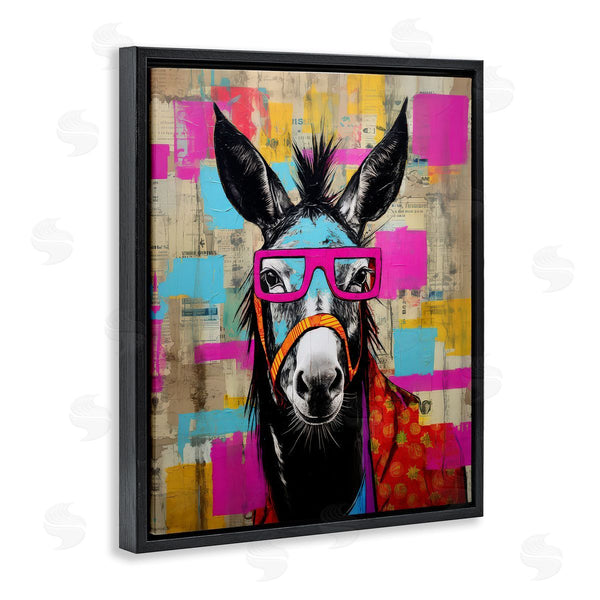 Stupell Industries LSR Design Studio | Quirky Spectacle Donkey Wall Art