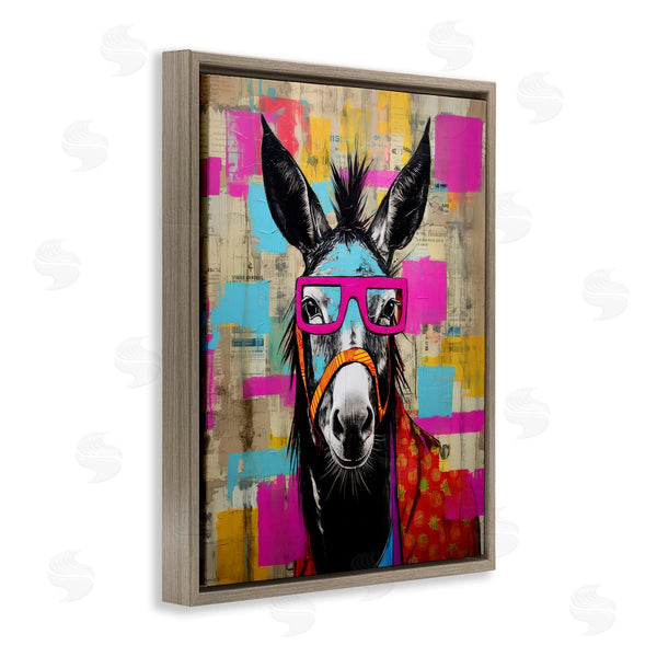 Stupell Industries LSR Design Studio | Quirky Spectacle Donkey Wall Art