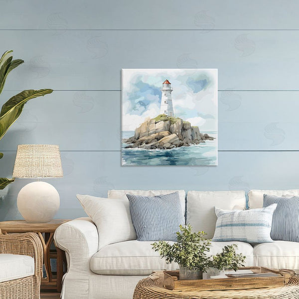 Stupell Industries LSR Design Studio | Red Roof Lighthouse