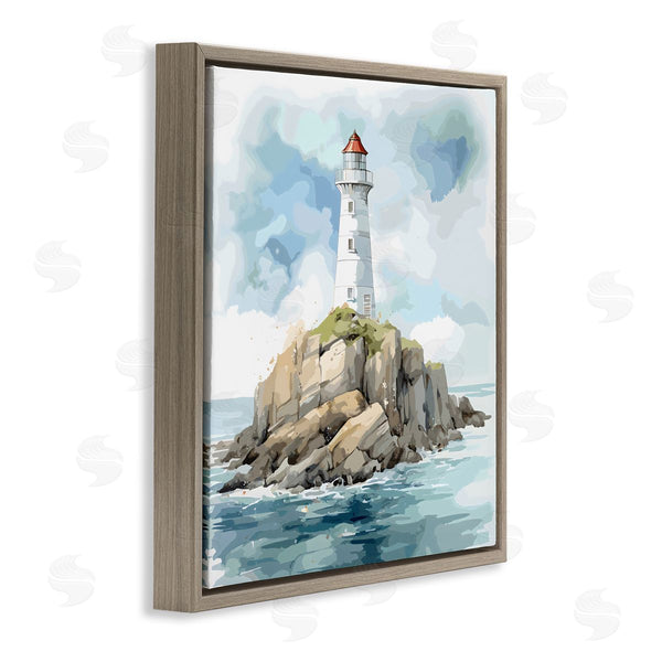 Stupell Industries LSR Design Studio | Red Roof Lighthouse