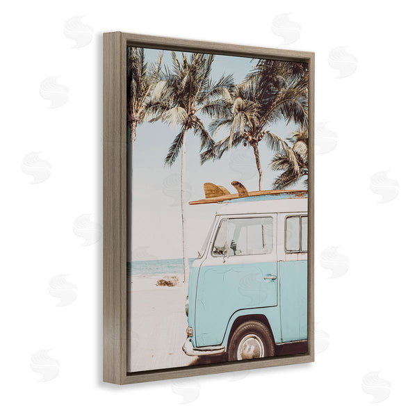 Stupell Industries LSR Design Studio | Retro Surfboard & Van Wall Art