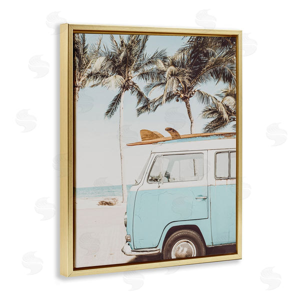 Stupell Industries LSR Design Studio | Retro Surfboard & Van Wall Art