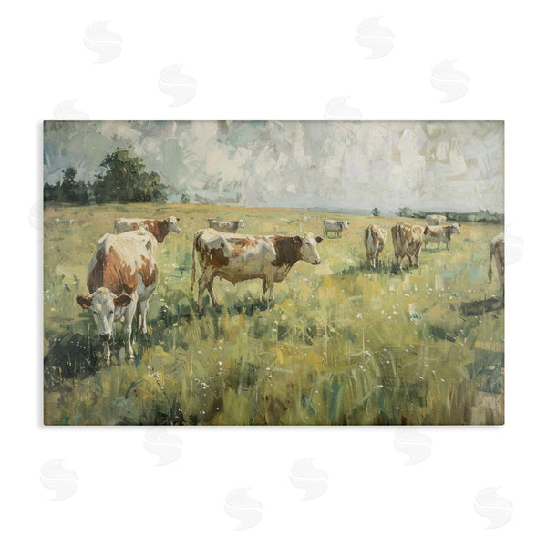stupell industries LSR Design Studio | Roaming Cows in Grasslands