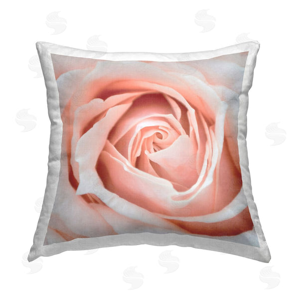 stupell industries LSR Design Studio | Rose Petals Close up Printed Throw Pillow