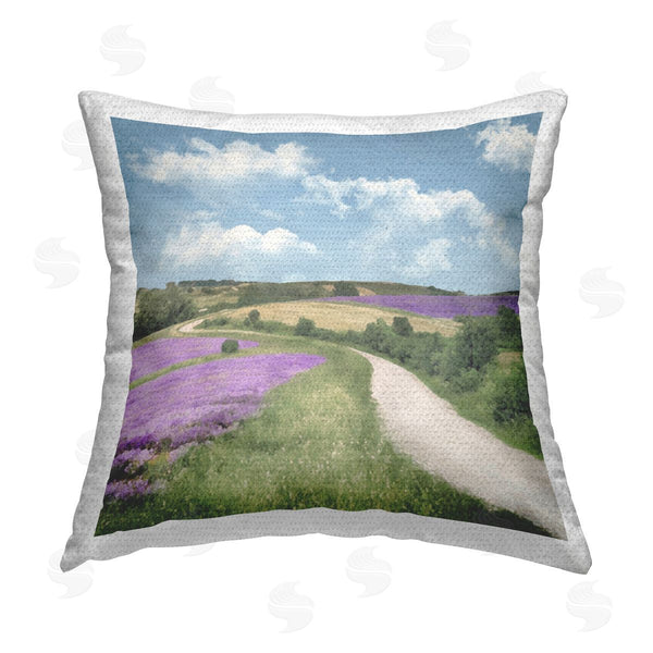 Stupell Industries LSR Design Studio | Rural Path Landscape Printed Throw Pillow