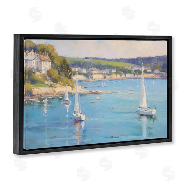 Stupell Industries LSR Design Studio | Sailboats Of The Shore