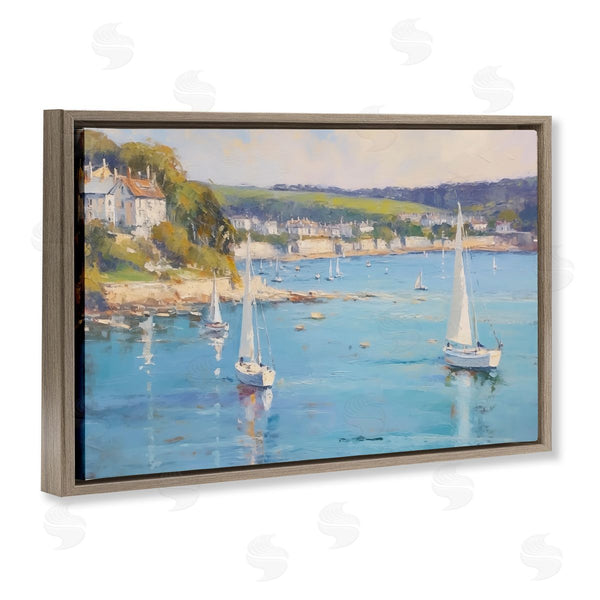 Stupell Industries LSR Design Studio | Sailboats Of The Shore