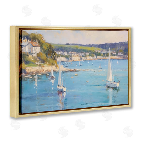 Stupell Industries LSR Design Studio | Sailboats Of The Shore