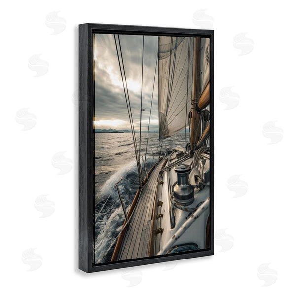 Stupell Industries LSR Design Studio | Sailing Boat Wake Waves