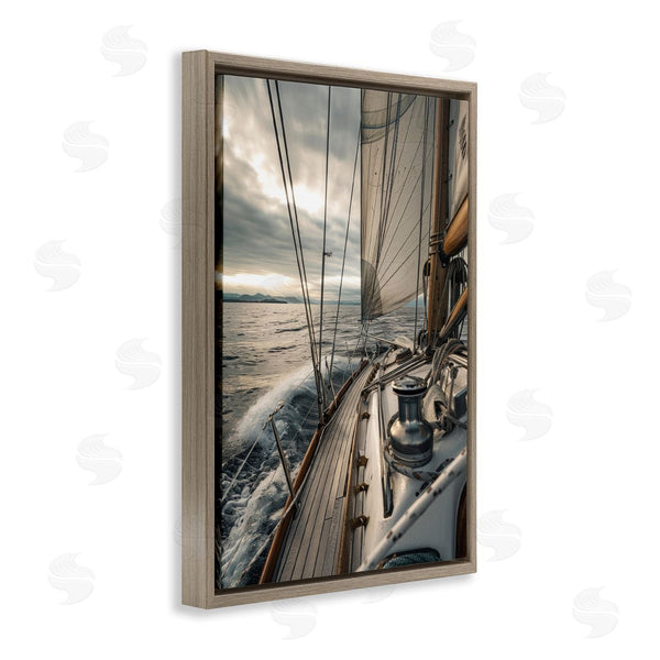 Stupell Industries LSR Design Studio | Sailing Boat Wake Waves