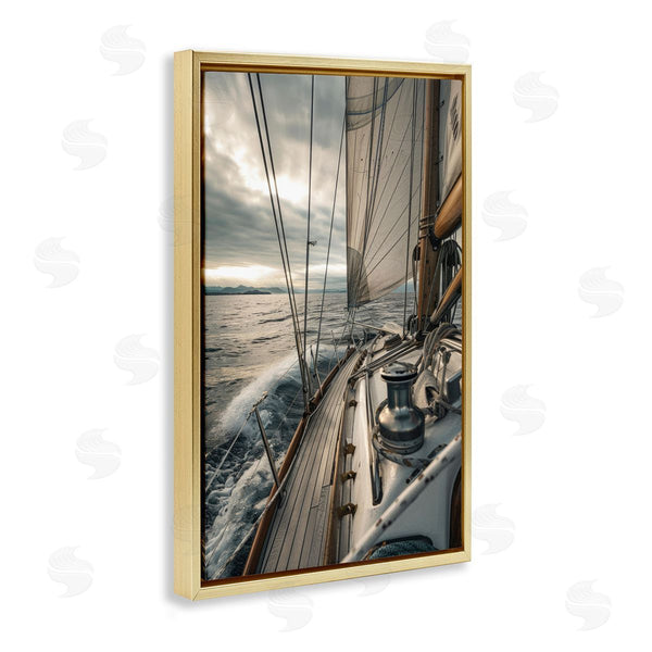 Stupell Industries LSR Design Studio | Sailing Boat Wake Waves