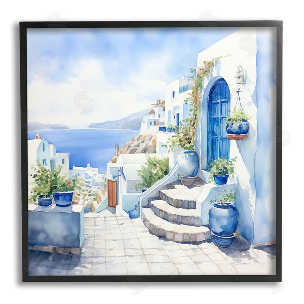 Stupell Industries LSR Design Studio | Santorini Terrace View