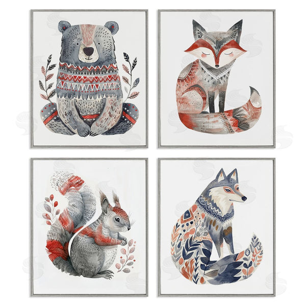 Stupell Industries LSR Design Studio | Scandinavian Forest Animals Wall Art