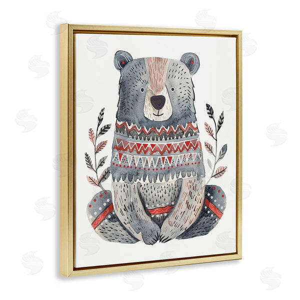 Stupell Industries LSR Design Studio | Scandinavian Style Bear