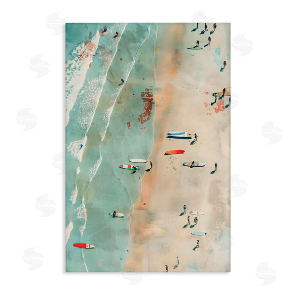 stupell industries LSR Design Studio | Scattered Surf Board Beach
