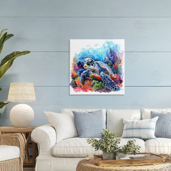 Stupell Industries LSR Design Studio | Sea Turtle Bright Impression
