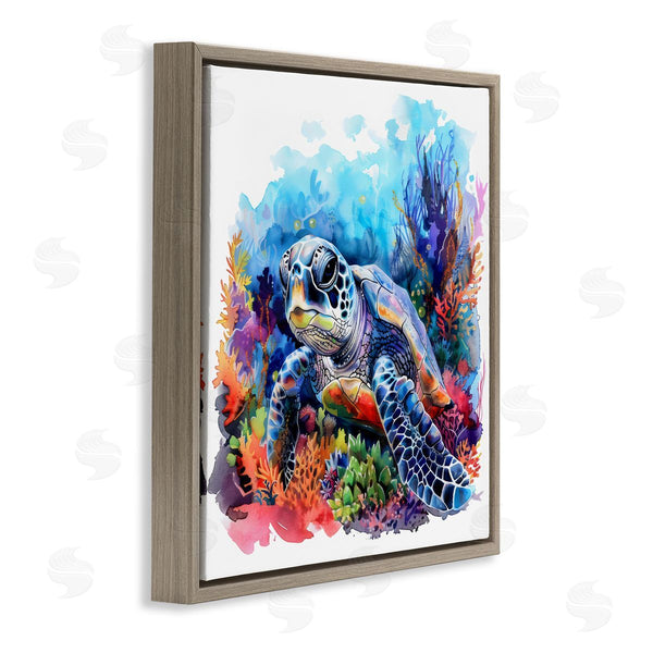 Stupell Industries LSR Design Studio | Sea Turtle Bright Impression