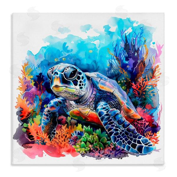stupell industries LSR Design Studio | Sea Turtle Bright Impression