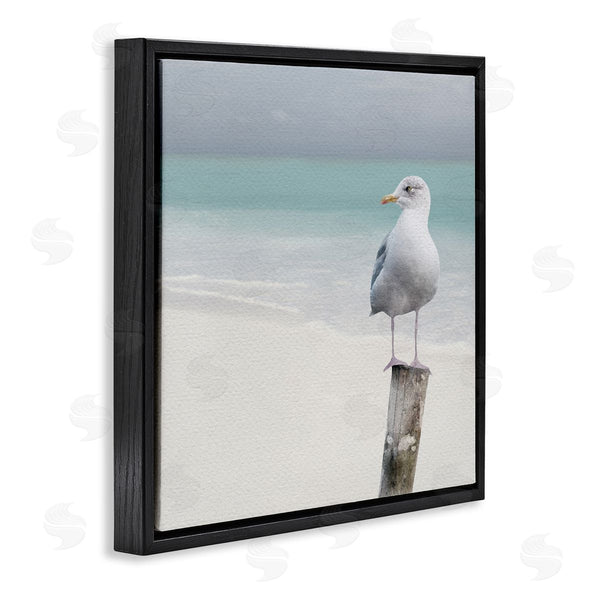 Stupell Industries LSR Design Studio | Seagull Perched By Shore Wall Art