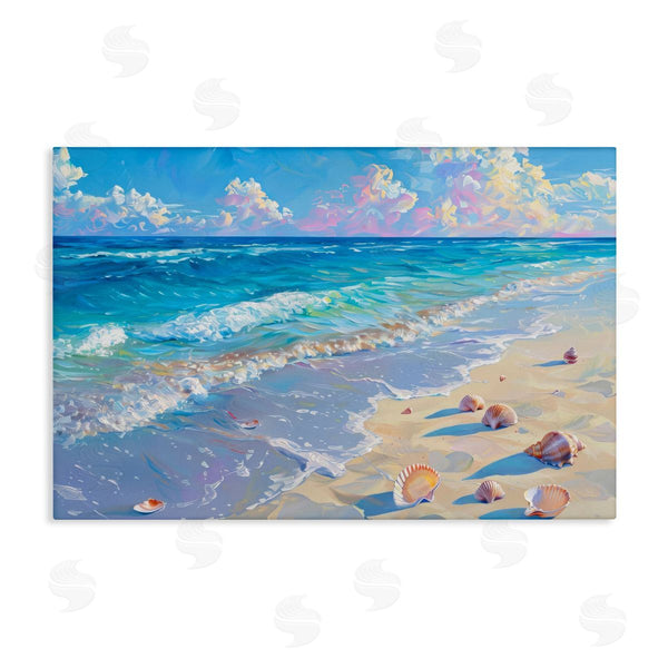 stupell industries LSR Design Studio | Seashells Along Sea Shore