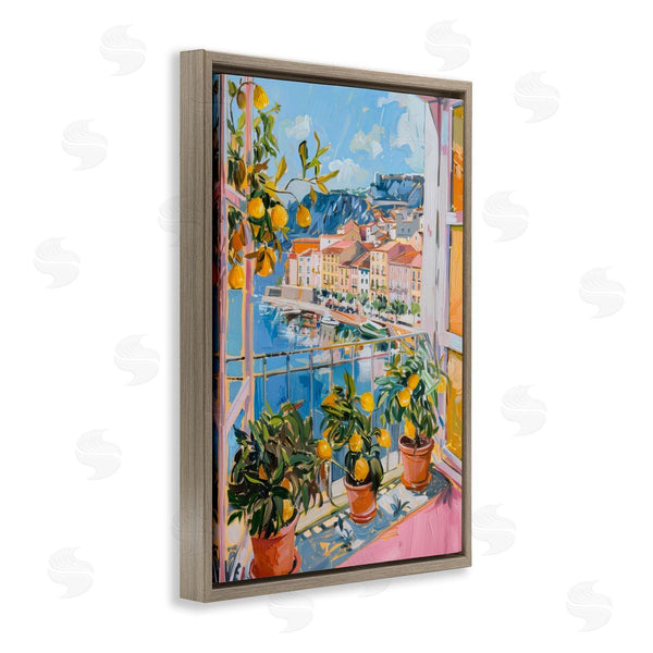 Stupell Industries LSR Design Studio | Seaside Town Window View