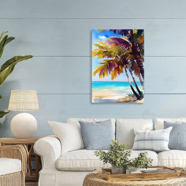 Stupell Industries LSR Design Studio | Shady Beach Palm Leaves