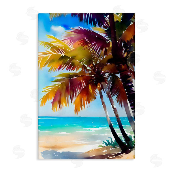 stupell industries LSR Design Studio | Shady Beach Palm Leaves