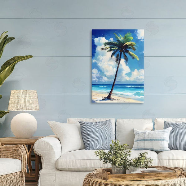 Stupell Industries LSR Design Studio | Single Coastal Palm In Summer