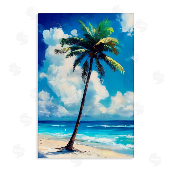 stupell industries LSR Design Studio | Single Coastal Palm in Summer