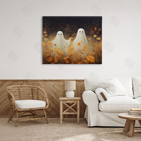 Stupell Industries LSR Design Studio | Smiling Ghosts In Poppy Field Wall Art