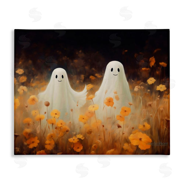 stupell industries LSR Design Studio | Smiling Ghosts in Poppy Field Wall Art