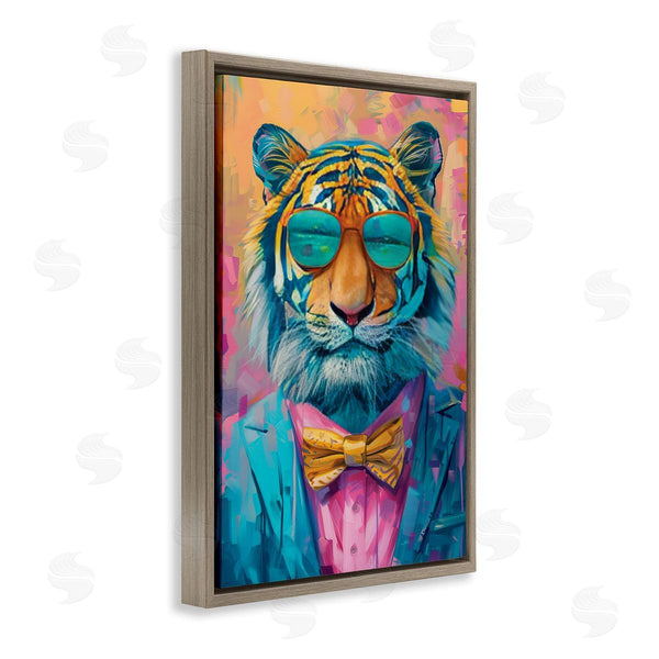 Stupell Industries LSR Design Studio | Smiling Snazzy Tiger