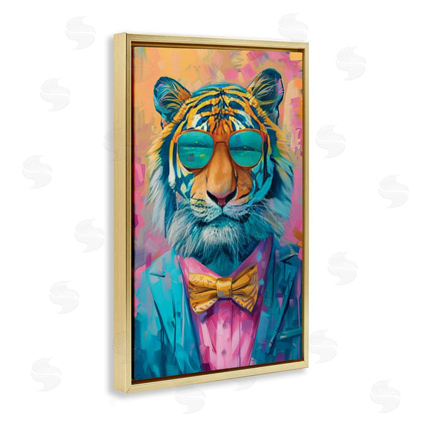 Stupell Industries LSR Design Studio | Smiling Snazzy Tiger