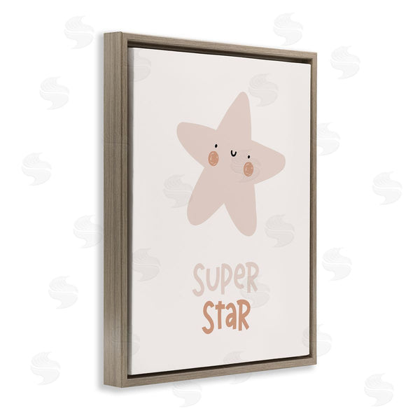 Stupell Industries LSR Design Studio | Smiling Super Star Wall Art