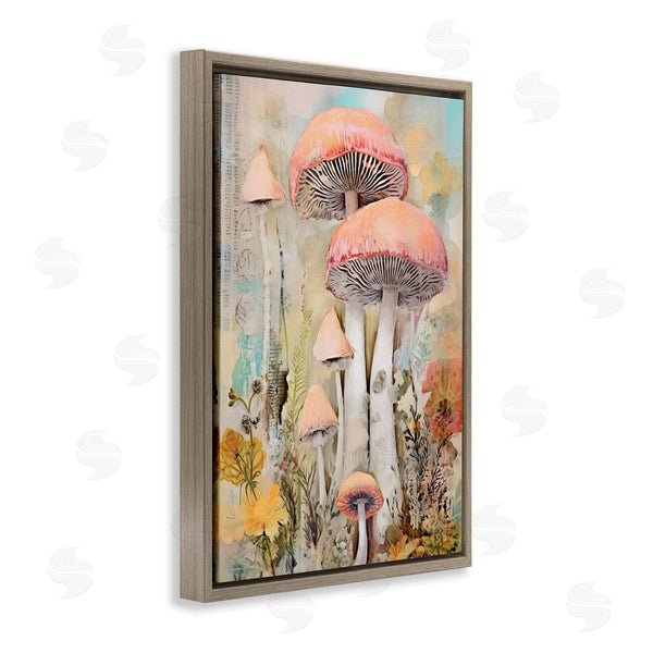Stupell Industries LSR Design Studio | Soft Collaged Mushrooms Wall Art