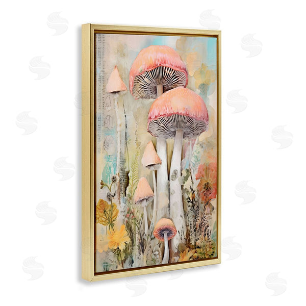 Stupell Industries LSR Design Studio | Soft Collaged Mushrooms Wall Art