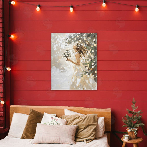 Stupell Industries LSR Design Studio | Soft White Snow Flurry Wall Art