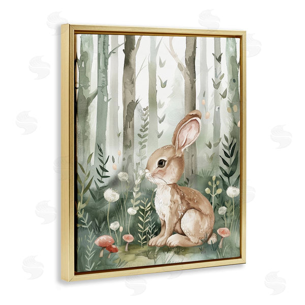 Stupell Industries LSR Design Studio | Soft Woodland Bunny