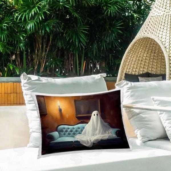 Stupell Industries LSR Design Studio | Spooky Couch By Candle Light Printed Throw Pillow