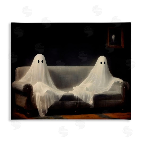 stupell industries LSR Design Studio | Spooky Couch Ghost Duo Wall Art