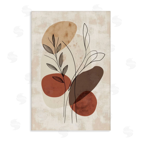stupell industries LSR Design Studio | Sprig Outlines Neutrals Wall Art