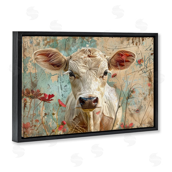 Stupell Industries LSR Design Studio | Spring Country Cow